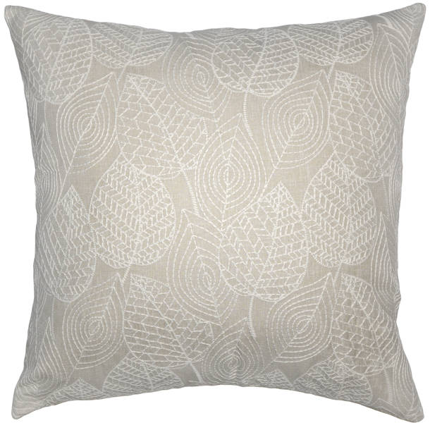 Square Feathers Black Label Square Throw Pillow Cover & Insert by Ron